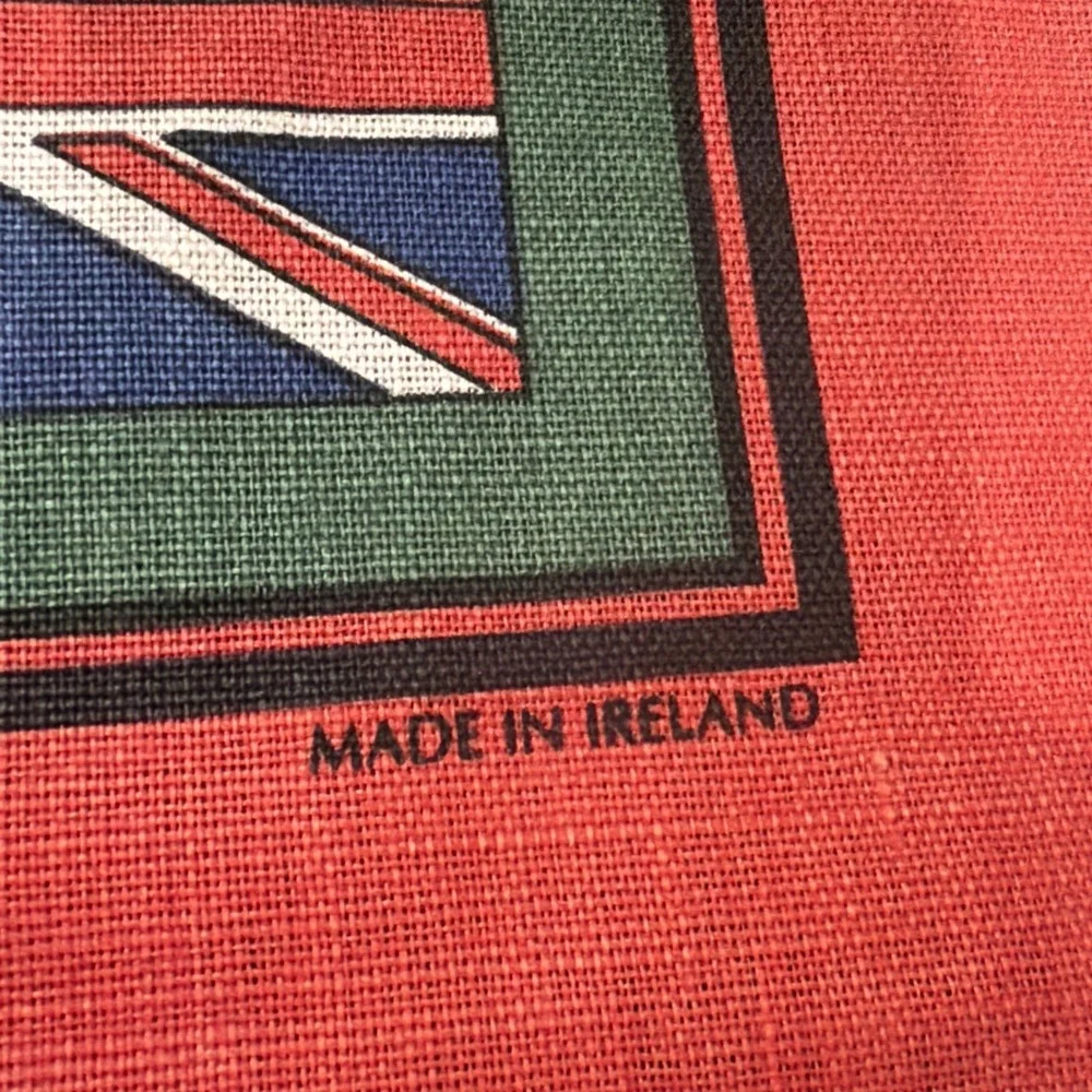 Harrods Knightsbridge London Big‎ Ben Souvenir Crisp Irish Linen Towel NWOT 29
